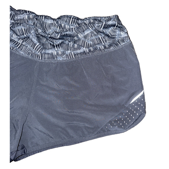 Champion Womens Sz L Lined Running Shorts Black Athletic‎ Gym Workout Reflective - Picture 4 of 8